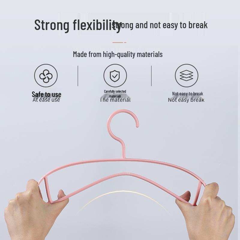 New Non-Slip Adult Pants Hangers: Enlarged, Thickened, Folding Design for Universal Use In Homes or Clothing Stores