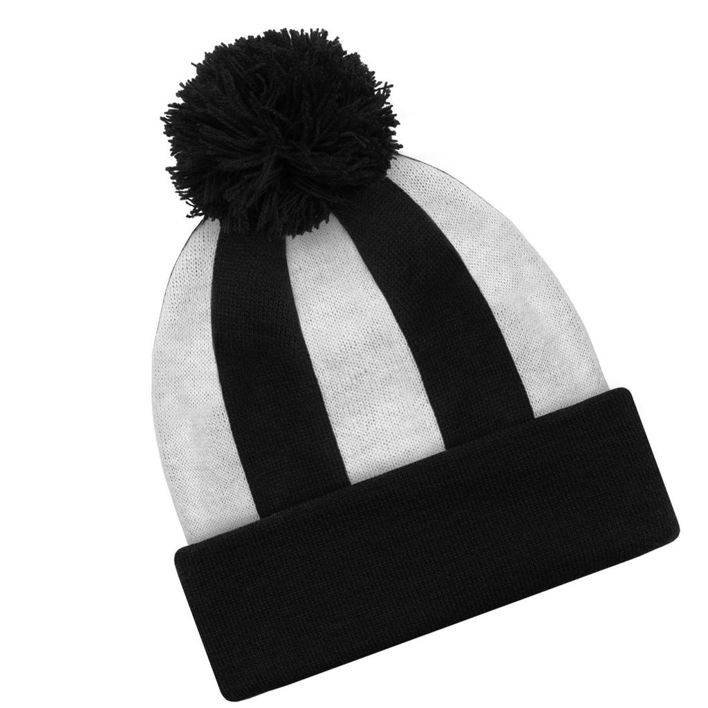 Fan Originals Newcastle Striped Bobble Beanie