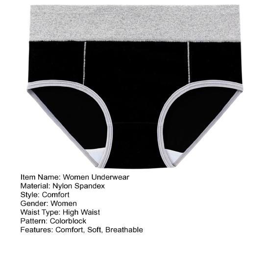 Incontinence Underwear for Women High Absorbency Leak-Proof Period Panties Washable Reusable Postpartum Briefs