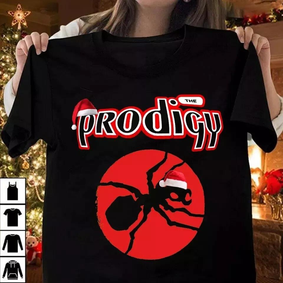 The Prodigy С Рождеством Подарок Для Фанатов S-4XL Футболка Унисекс Футболка XL