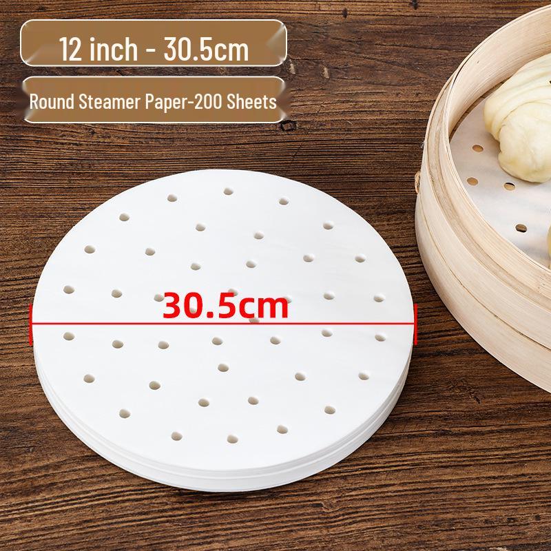 Non-Stick Food-Grade Disposable Steamer Paper for Baozi