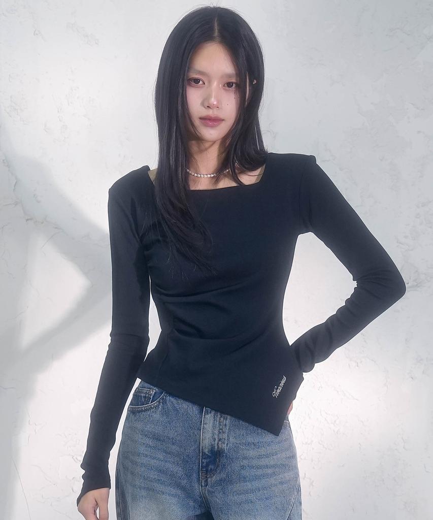 VIVACIOUS Ahiel Shirred Long Sleeve_2 Colors