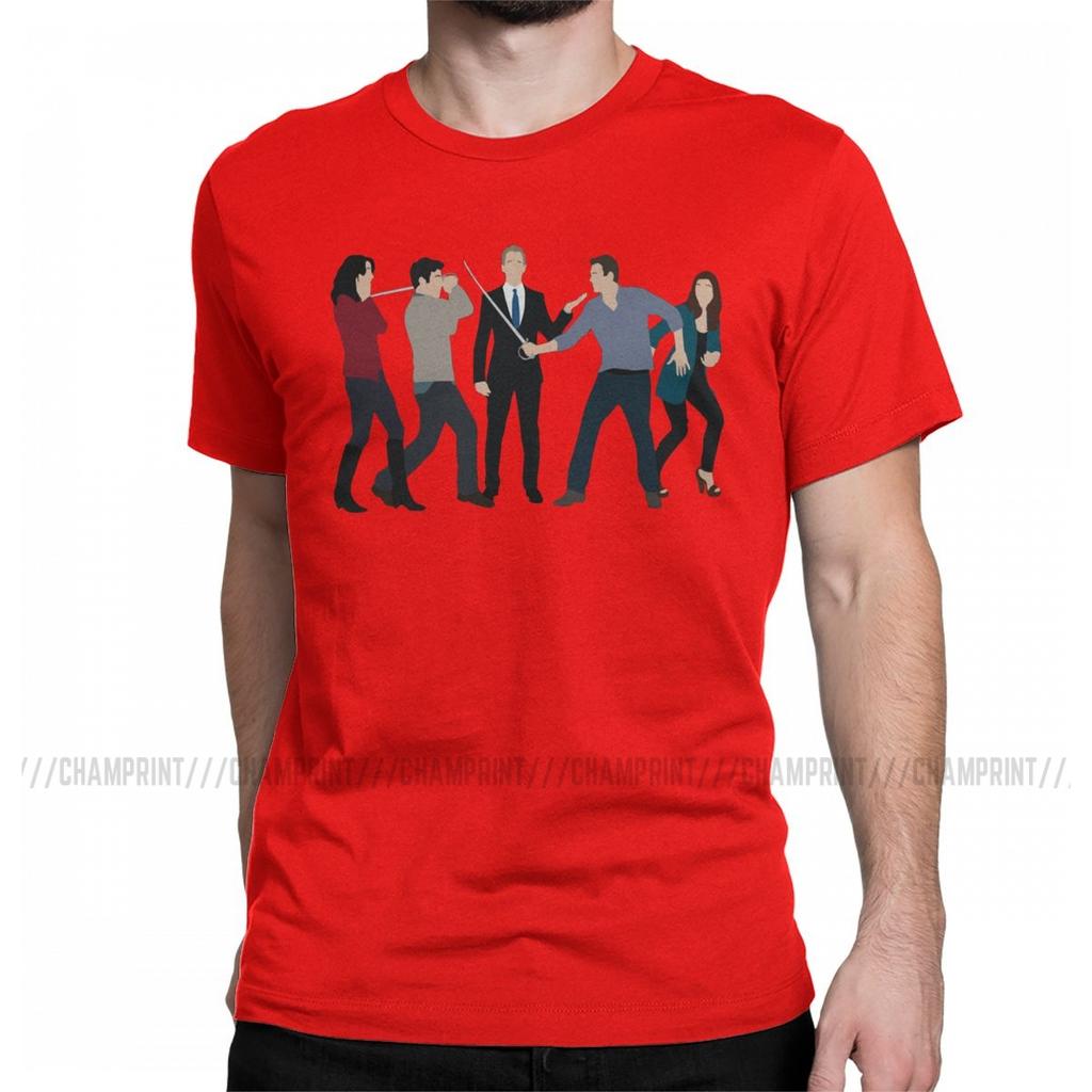 How I Met Your Mother HIMYM TV Show T-Shirt Men Novelty Pure Cotton Tees O Neck Short Sleeve T Shirts Gift Tops