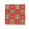 20pcs Home Decorative Santa Claus Cute Christmas Decoration Printing Paper Napkin Towel Serviette