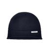 Autumn and winter knitted hats, children's versatile warm ear protection wool hats, big head circumference, small face, solid color bag head cold hat