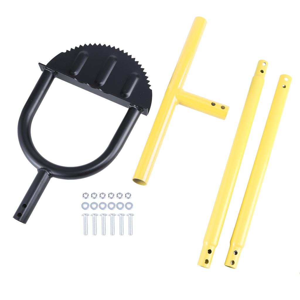 Manual Half Moon Lawns Edger Tool With Serrated Saw Tooth Designs For Easy Soil Cutting Efficient Grass Trimming Edging