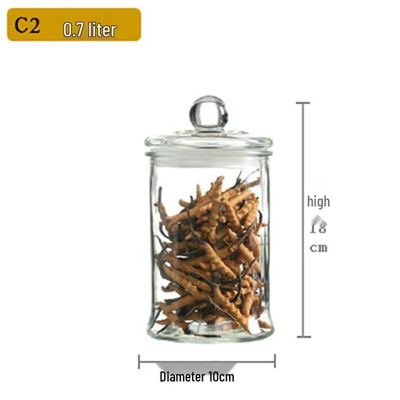 Bing Yue Sealed Glass Storage Jar