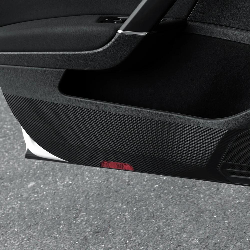 Carbon Fiber Pattern Inner Door Panel Cover PVC Sticker for Volkswagen VW Golf 7 MK7 7.5 MK7.5 2012 - 2019 Auto Stickers