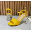 High Heel Women's Transparent Buckle Sandals