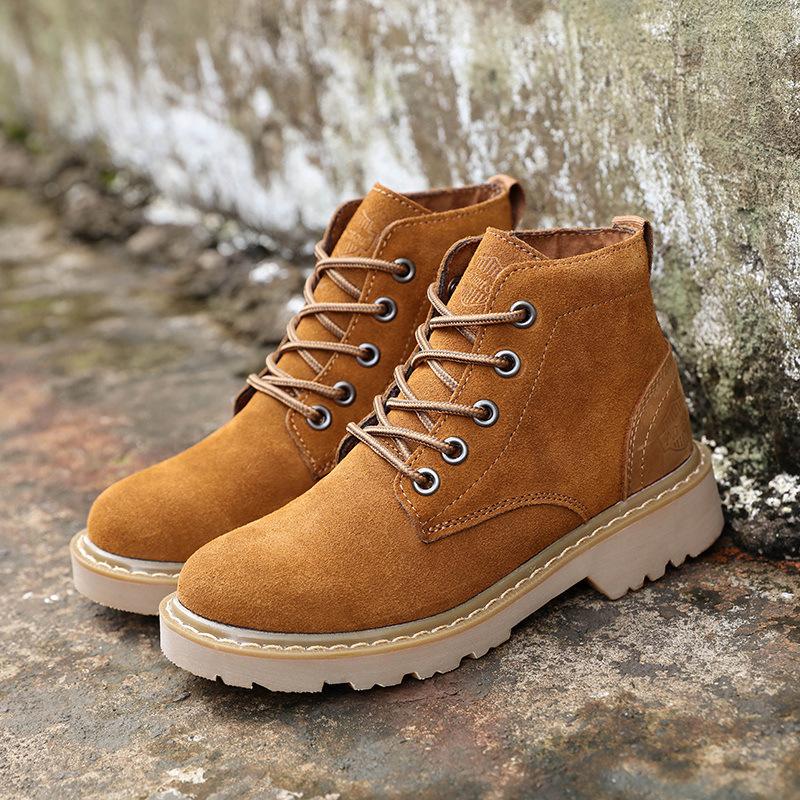 

Ботинки Martin для активного отдыха, женские британские короткие ботинки, кожаные ботинки на толстом каблуке, женские ботинки на шнуровке, ботинки для парного отдыха, мужские ботинки 44