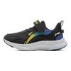 Li Ning Kids Sports Lifestyle Series Comfortable Low-Top Casual Shoes Kids Casual Shoes Black Rainbow-Blue YKNV004-3