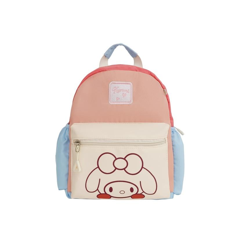 Kindergarten Primary School Students Schoolbag Cartoon Cute Foreign Color Contrast Boys And Girls Backpack Children'S Backpack