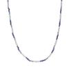 Necklace - LUXENTER - Sury - Multicolored Crystal - Rhodium-plated Finish - Length 42 Cm