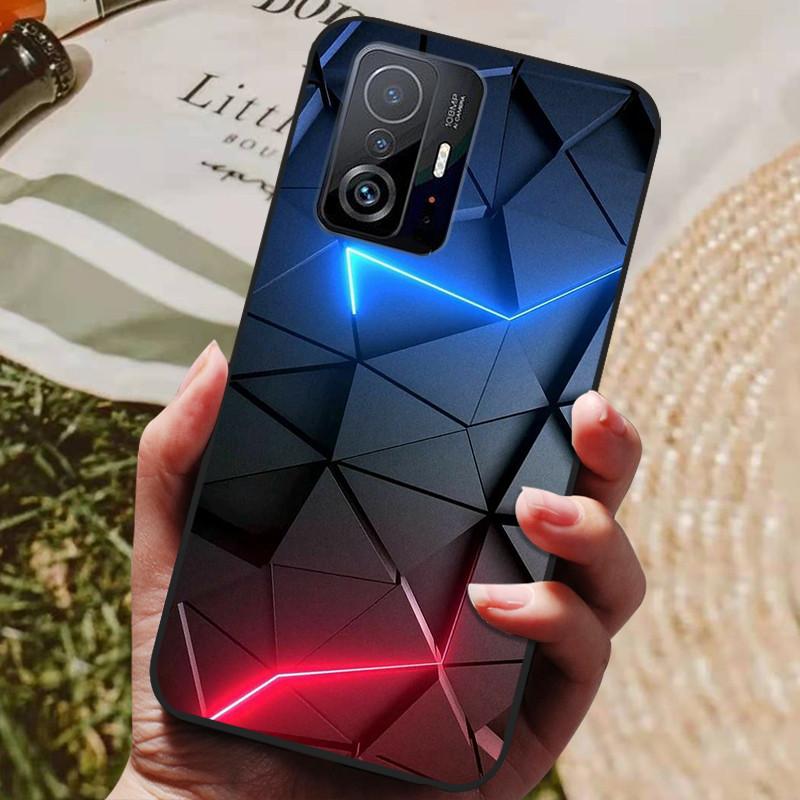Für Xiaomi 11T Pro Hülle Für Xiaomi mi 11T Pro Hüllen Stoßfestes Silikon Weiches TPU Handy Rückseite Abdeckung Für Xiaomi 11T Pro Fundas