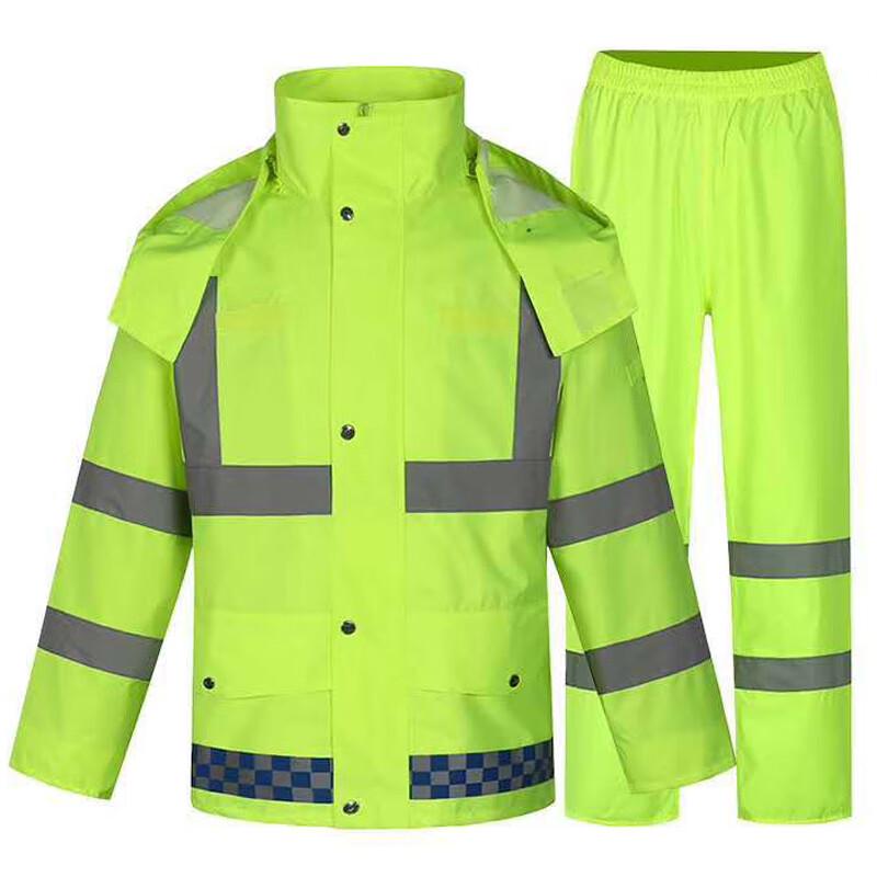 Reflective Outdoor Rain Suit 4XL