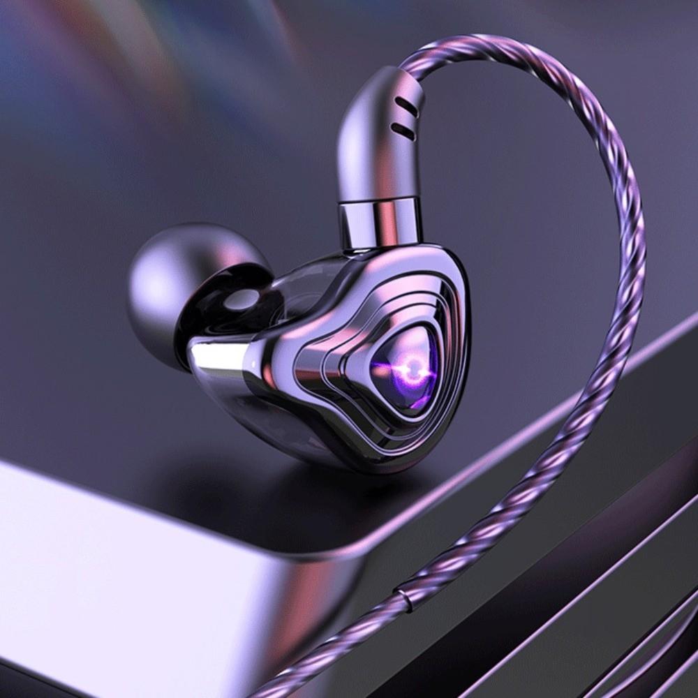 Elbow In Ear Earphones HiFi Stereo Wired Headset Music Earphones Esports Wired Earphone Running