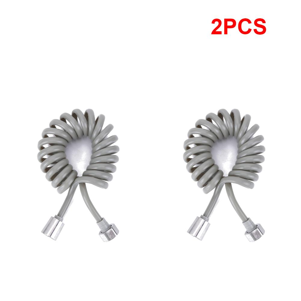 2/3/4 Meters Spring Shower Hose Meters Water Plumbing Hose Plastic Bathroom Water Toilet Bidet Sprayer Telephone Line Soft Hoses