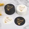 Baking Packaging Hanging Card Gift Decoration Message Label Kraft Paper Hot Stamping Tailcoat Thank You for The Hang Tags