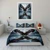 Tribal Eagle Reflections Design Bedding Duvet Cover Set Duvet Cover Pillowcases  (1*Duvet Cover 2*Pillowcases, Without Duvet Insert)