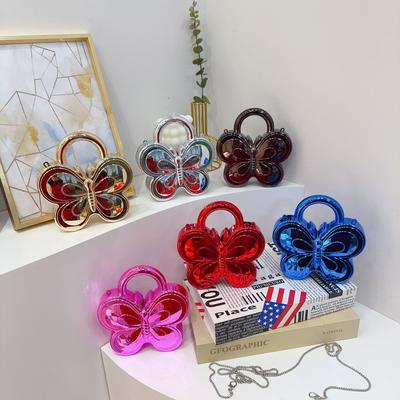Fashion Women'S Acrylic Bag Bow Clutch Bag Wedding Dinner Shoulder Messenger Handbag