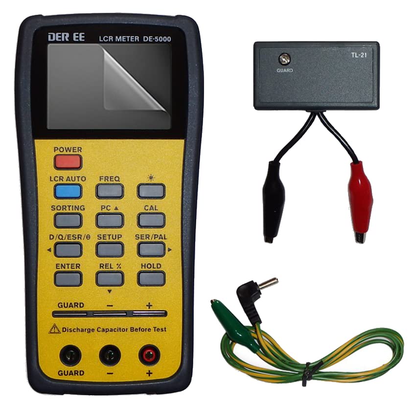 

DE-5000 Handheld LCR Meter with Test Lead & Guard