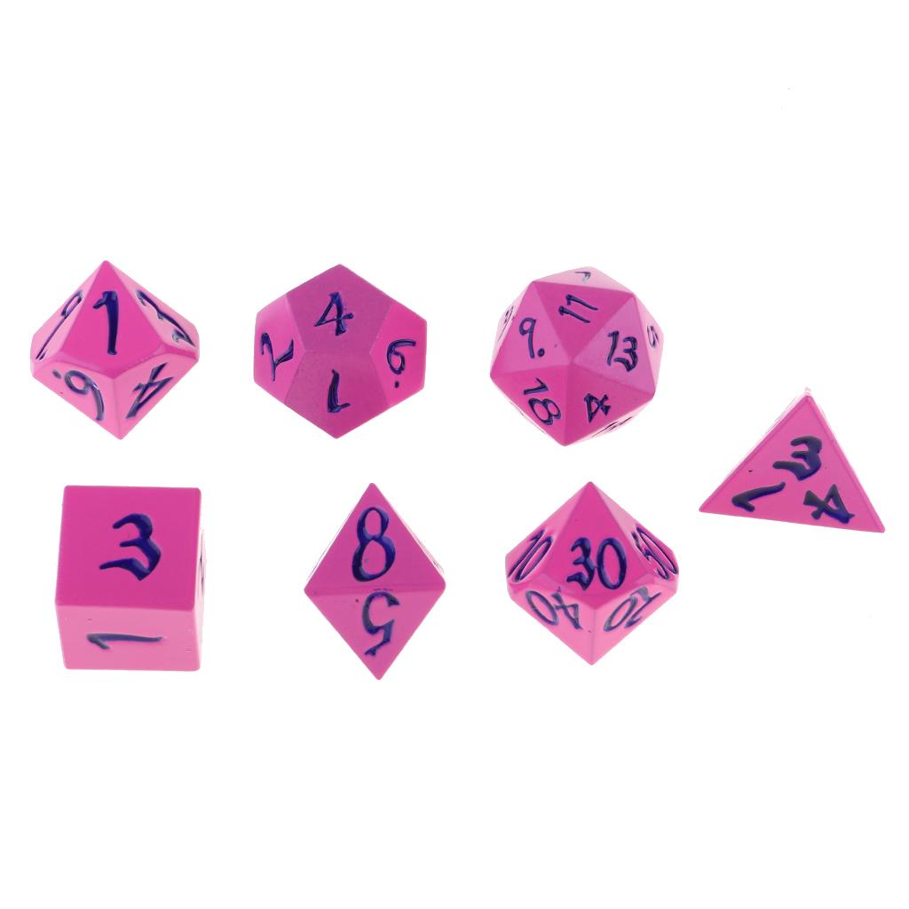 D8 D10 D12 D20 Polyhedral Set Baord Game Toy For DND