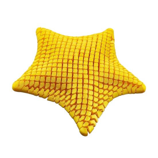 3D Printed Articulating Starfish Toy Anxiety Stress Relief Flexible Starfish Fidget Toy Home Office Desktop Decoration Ornament