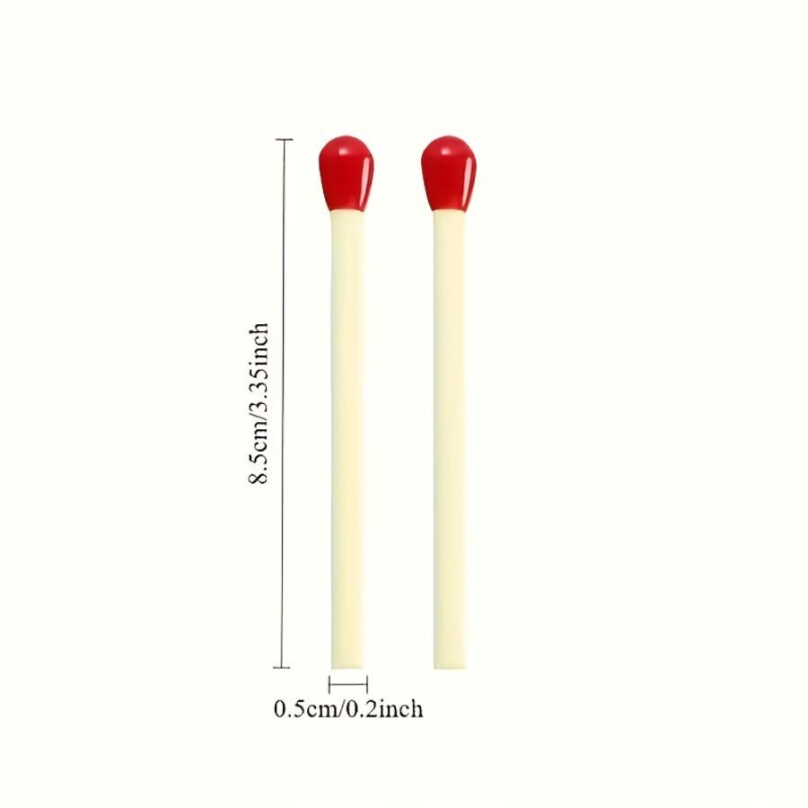 Multiple-pack Creative Cute Matchstick Ballpoint Pens, Mini Matchstick-style Ballpoint Pens