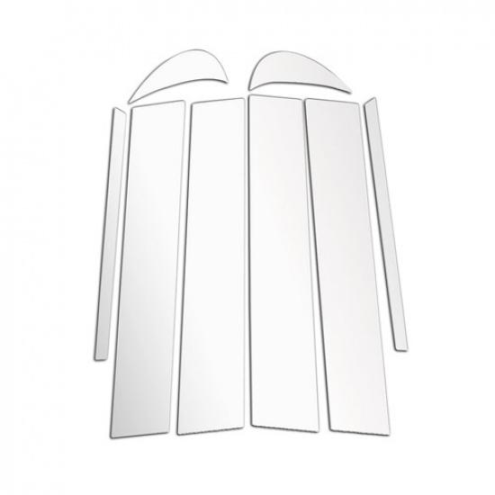 For Toyota 2018-2024 Camry 8Pcs Chrome Pillar Posts Cover Door Trim Window Decal