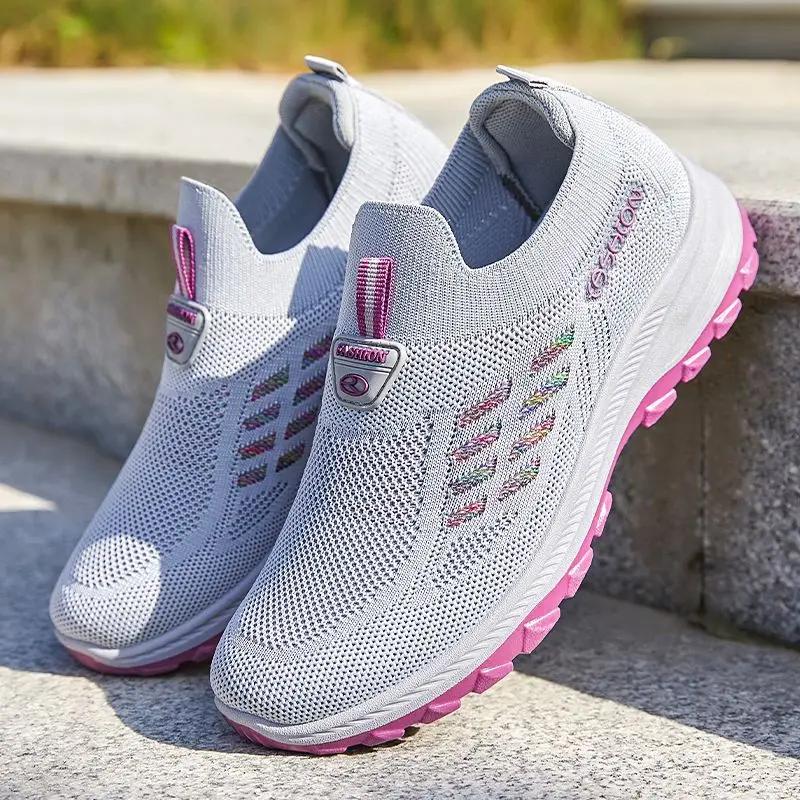 Fashion Spring Autumn Mesh Breathable Ladies Footwear Aesthetic Korean High Quality New In Original Designer Luxury Casual Women's Shoes