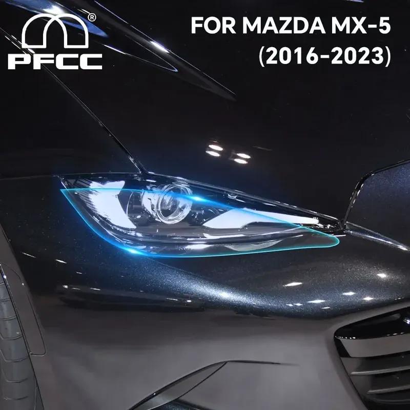Protection Film For Mazda MX 5 2016- PPF Kit Clear Rearview Mirror Anti Scratch Transparent Car Headlight Film Accessories