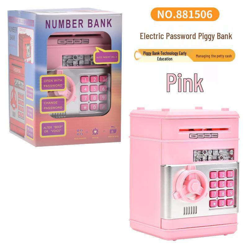 Children's Fun Electric ATM Piggy Bank with Combination Lock