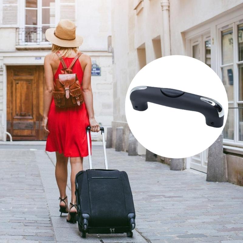 Plastic Luggage Suitcase Handle Replacement Luggage Pulls Handle Grips Luggage Trunk Handle Carrying Case Handle Black