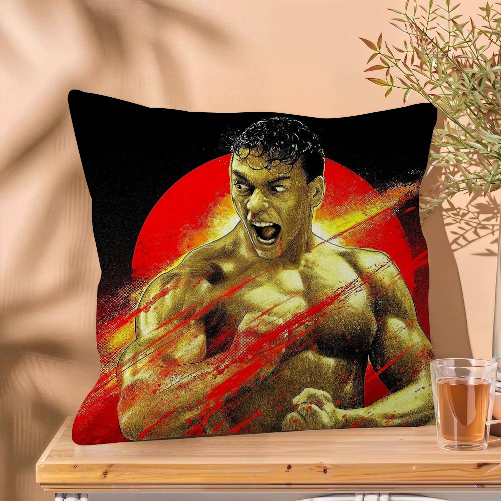 Bloodsport Vintage Movie Pillow Cushion Cover Pillowcase Living Room Sofa Home Decor Customized