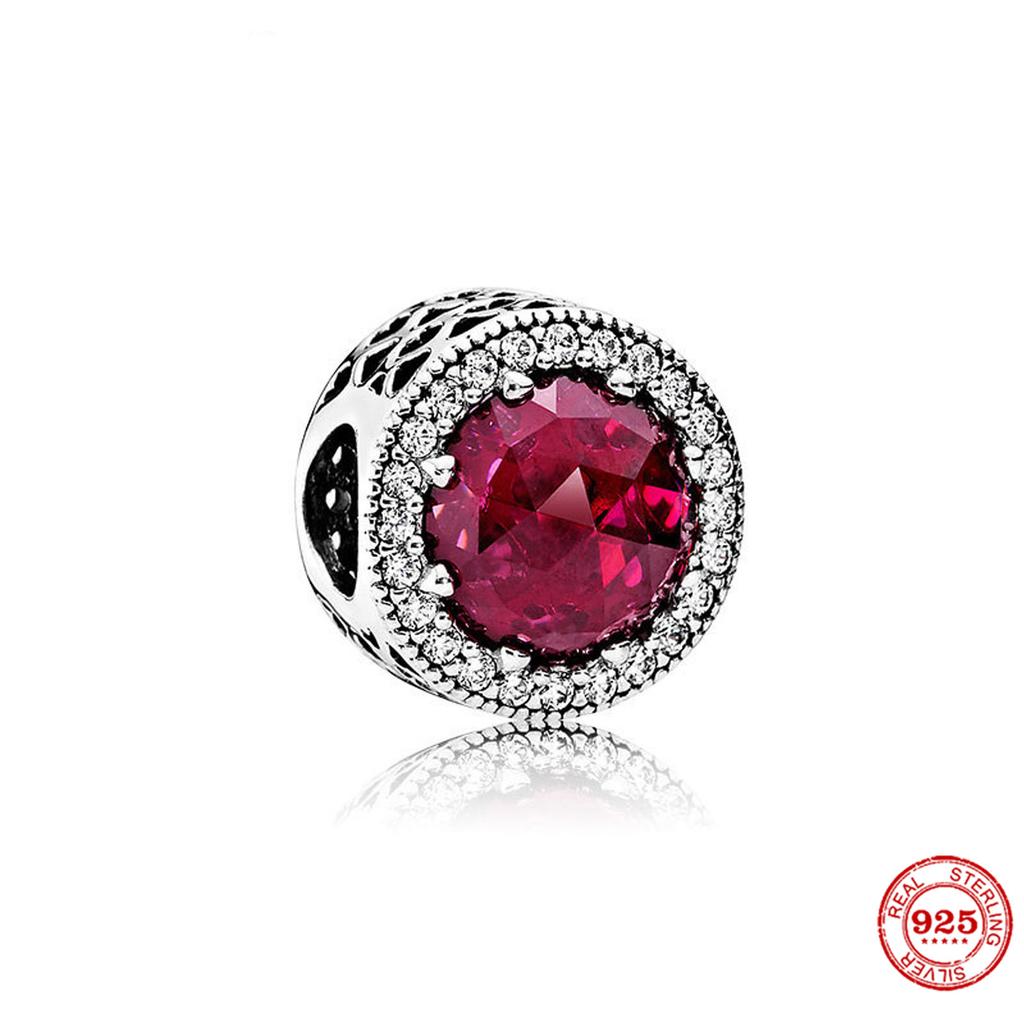 Classic copper Sparkling Clear Charm Bead Ideal For Girl Compatible With Authentic Bracelets Do It Yourself Women Jewellery