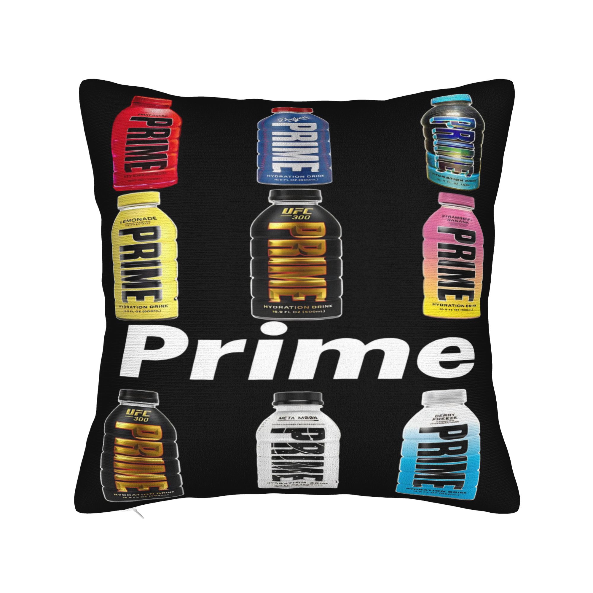 

Prime Drink Pillow Case Retro Trendy Pillow Cover Comfy Pillowcases For Wedding Party Home Decor 12x12Inch