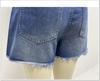 Pantaloncini di Jeans Estivi Donna 2025 Stile Europeo e Americano Vita Alta Strappati