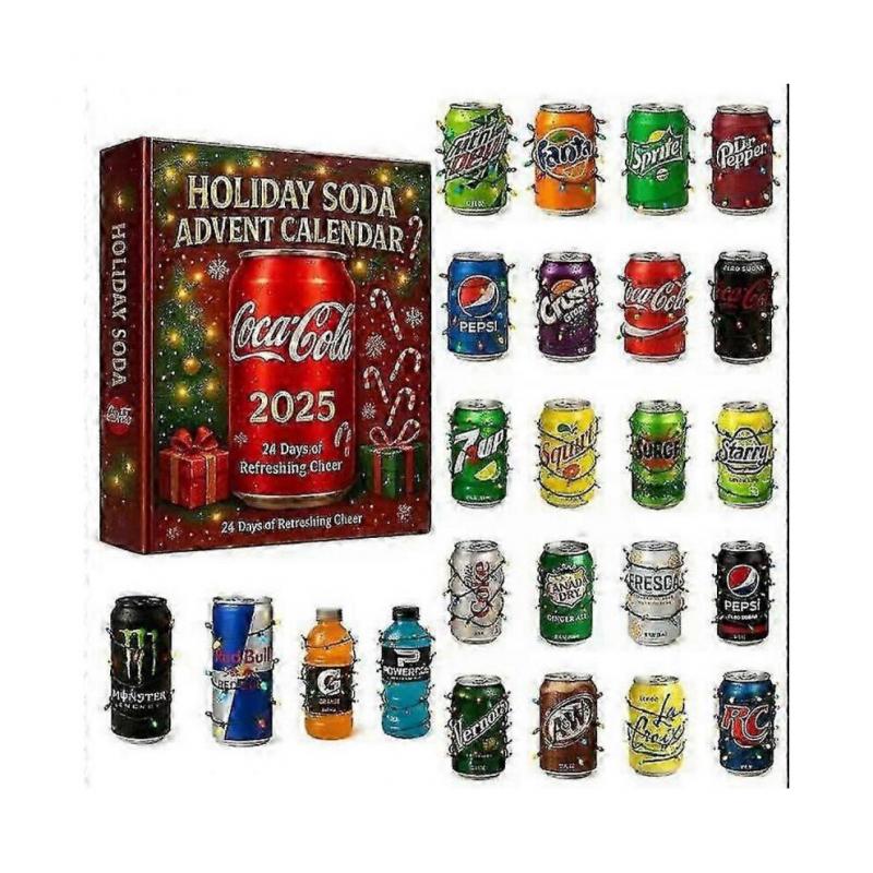 (So Dawatter) Christmas Advent Calendars Decoration Acrylic Full Style A