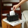 Simple Ceramic Tissue Box Creative Dining Table Tissue Storage Box Kitchen Wet Towel Dispenser Home Decor Napkin Tissue Holder
