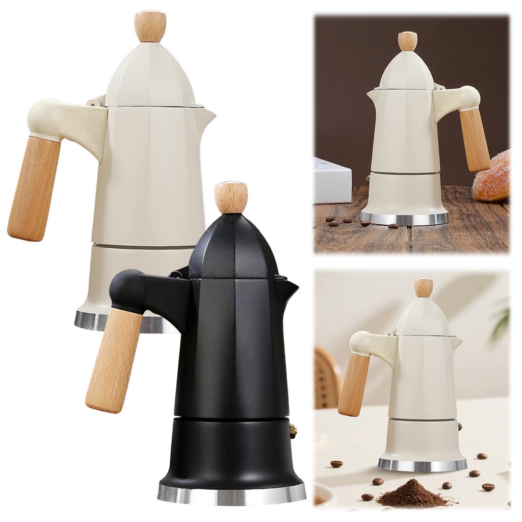 3 Cup Stovetop Coffee Maker Percolator Coffee Pot Cuban Coffee Maker for Espresso