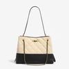 Elegant Diamond Quilted Chain Bag - Autumn/Winter 2025 Large-Capacity Versatile Shoulder Tote