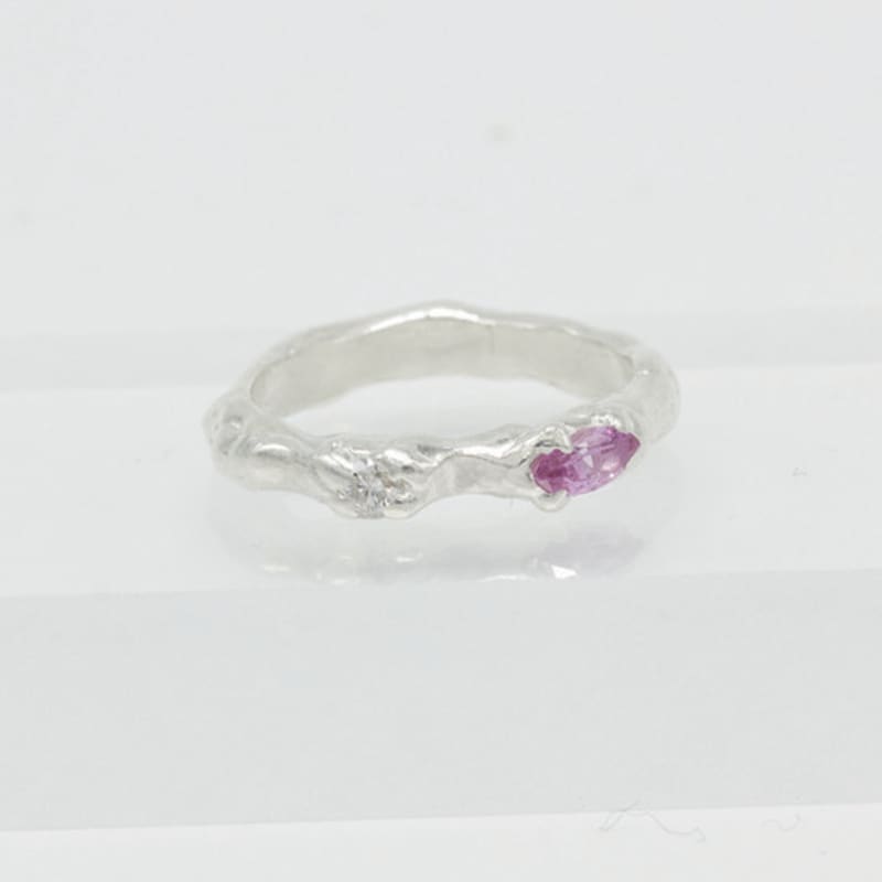 Studio Curve 2stone Ring