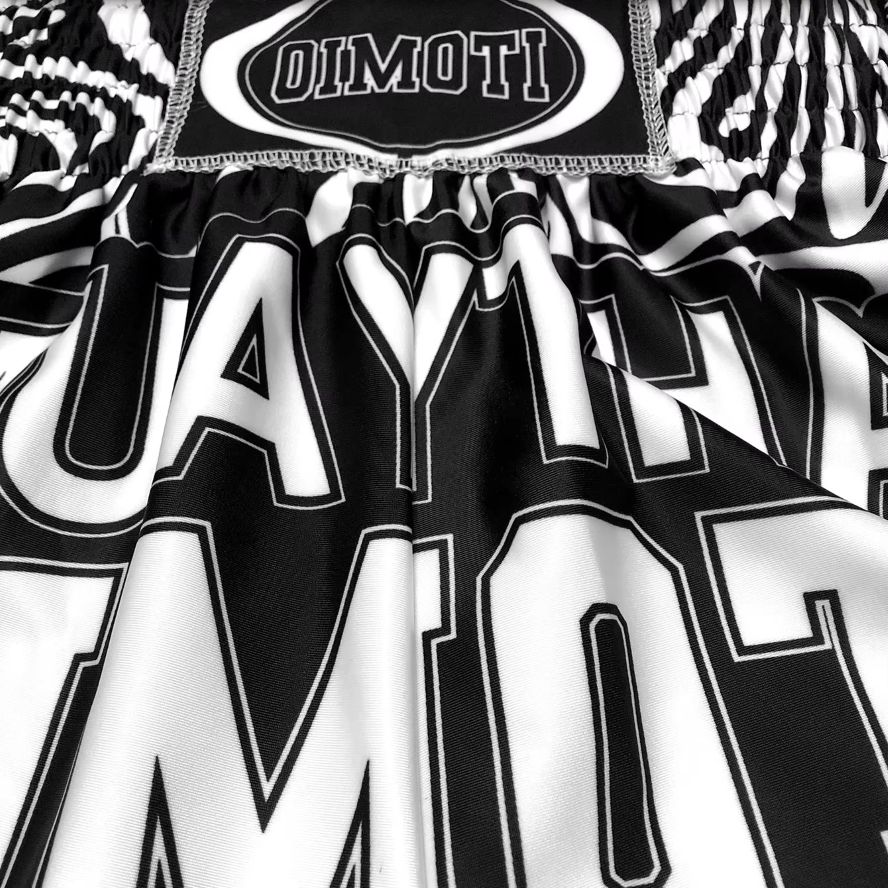 Muay Thai Kickboxen Boxen MMA UFC Zebra Schwarz Weiß Lässige Shorts Fitnessstudio Sport Unisex Herren Damen Workout Schnelltrocknend Druck Elastisch Hohe Taille Training