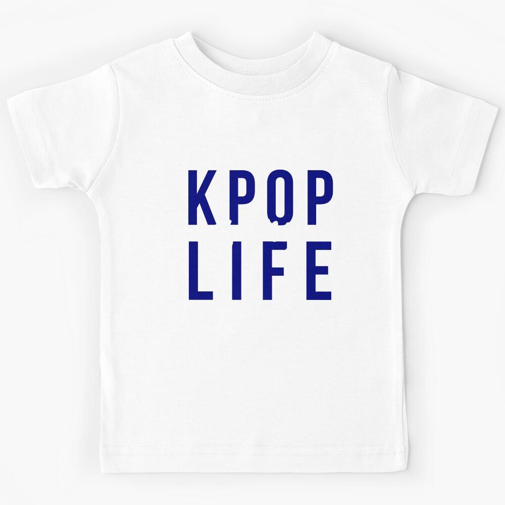 Kpop Is My Life - Blue Kids T-Shirt 170