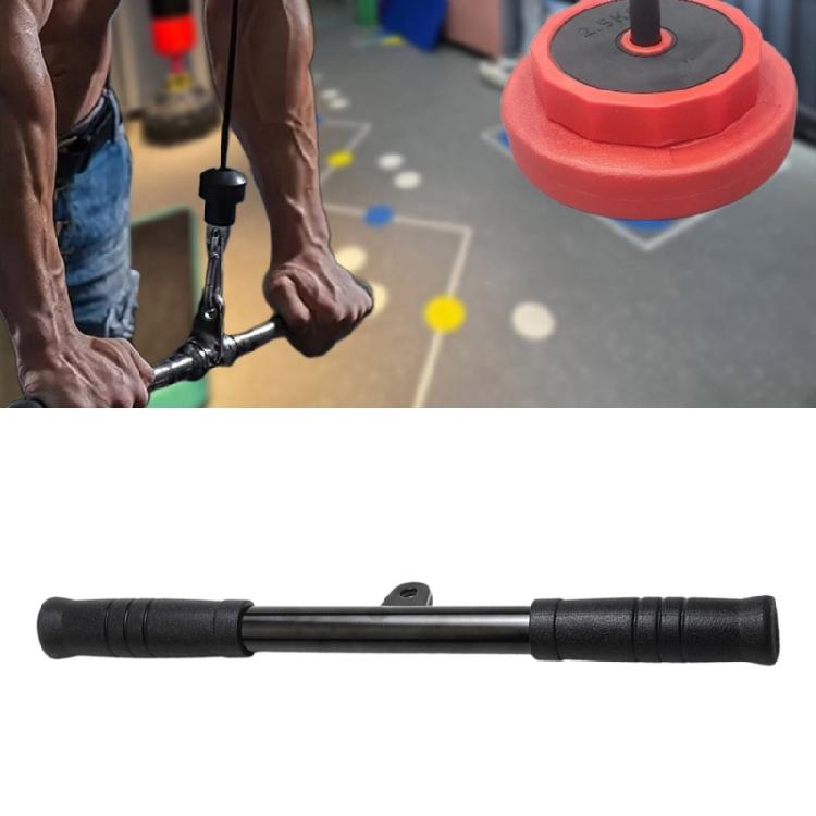 Resistance Band Rod Fitness Lat Pull Down Rod Cable Machine Attachment for Home Rowing Workout Fitness Equipment