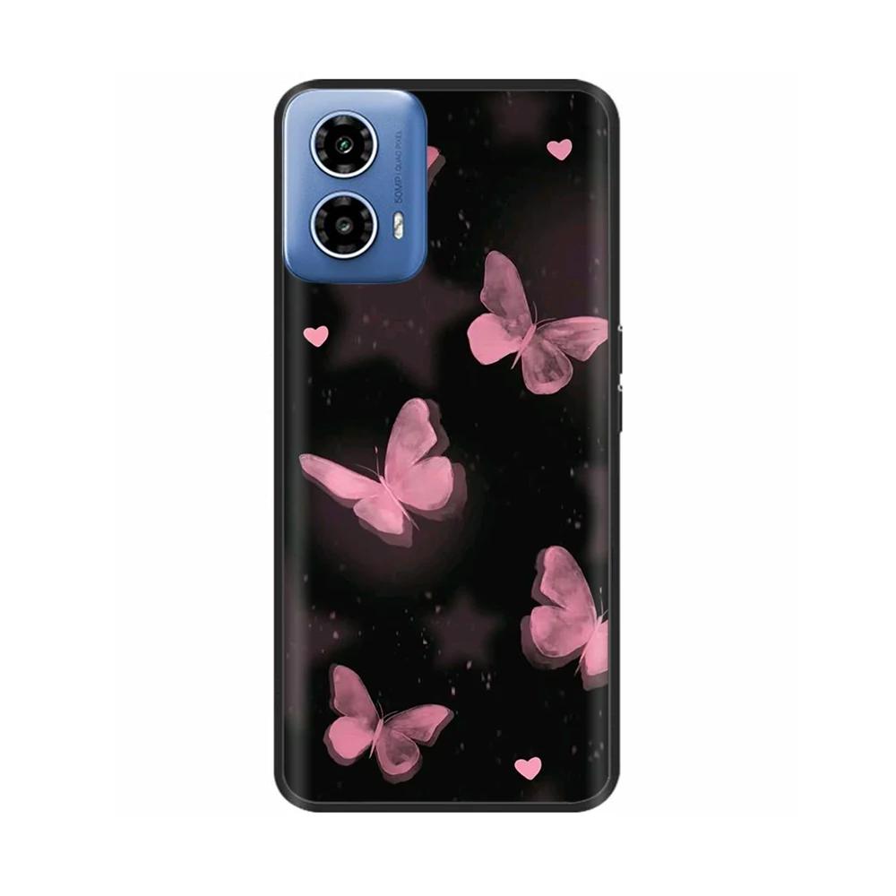 For Moto G34 5G Case Cover For Motorola Moto G34 Case motoG34 Soft Liquid Silicone Cartoon Phone Shell Protection Back Covers