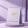 Morandi Color Standing Table Calendar Decorative Display Academic Planner  Office Supply