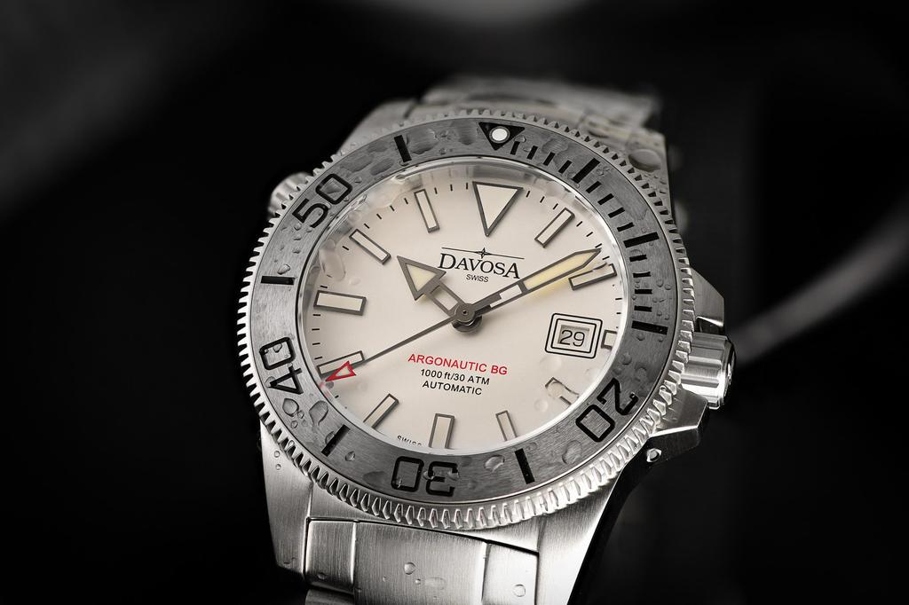 Davosa Automatic Argonautic BG 30 ATM Water Resistant Diver's Watch, 161.528.10w,