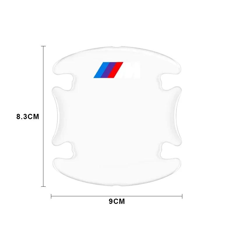4Pcs Car Door Handle Protector Stickers For BMW M3 M4 F07 F34 F30 F20 F10 E60 E46 E53 G01 G02 G05 F25 F26 F80 F90 Accessories