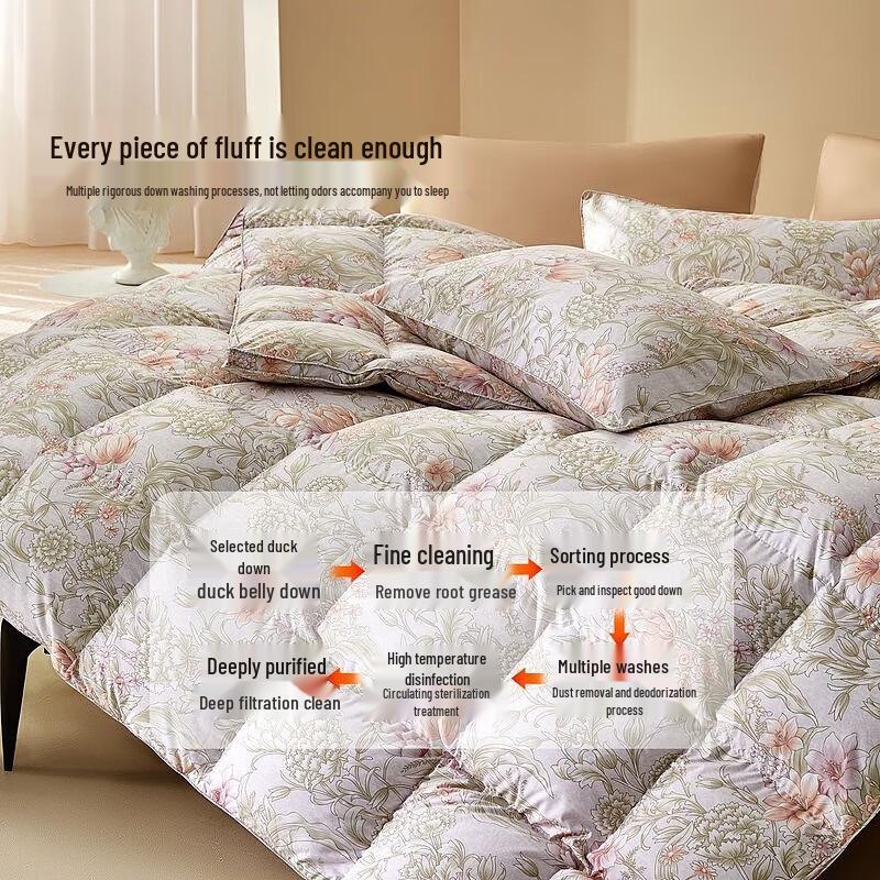 Mercury 90% White Duck Down Winter Comforter